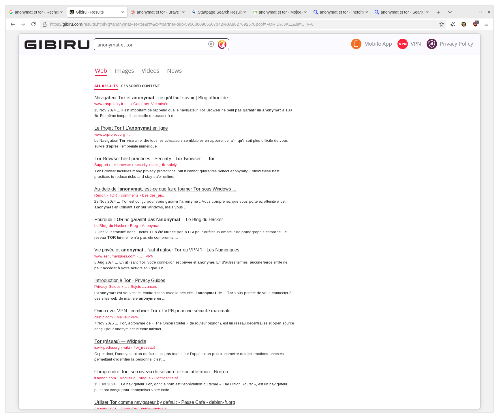 Les moteurs de recherche
