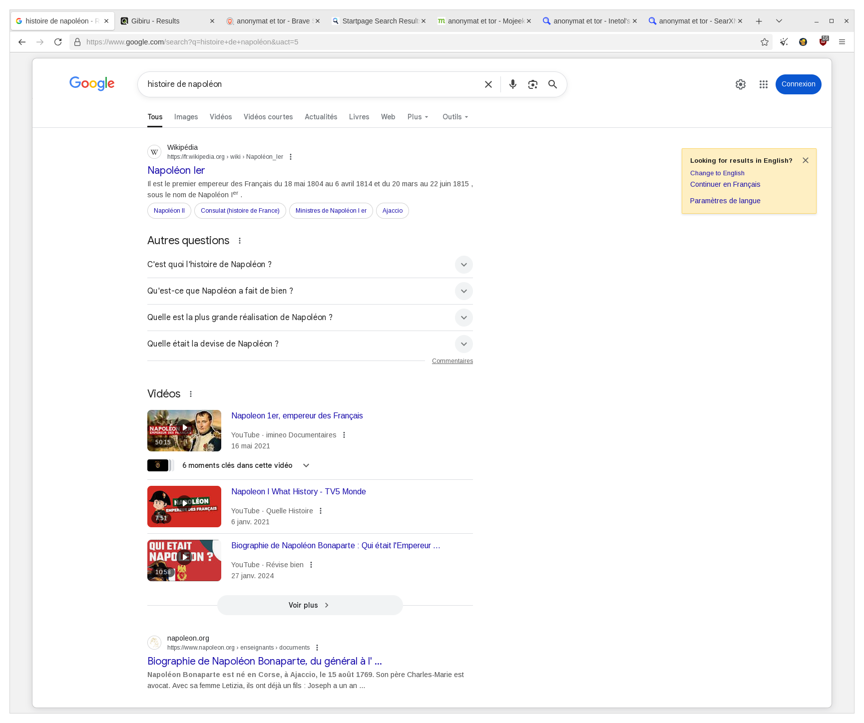 Les moteurs de recherche
