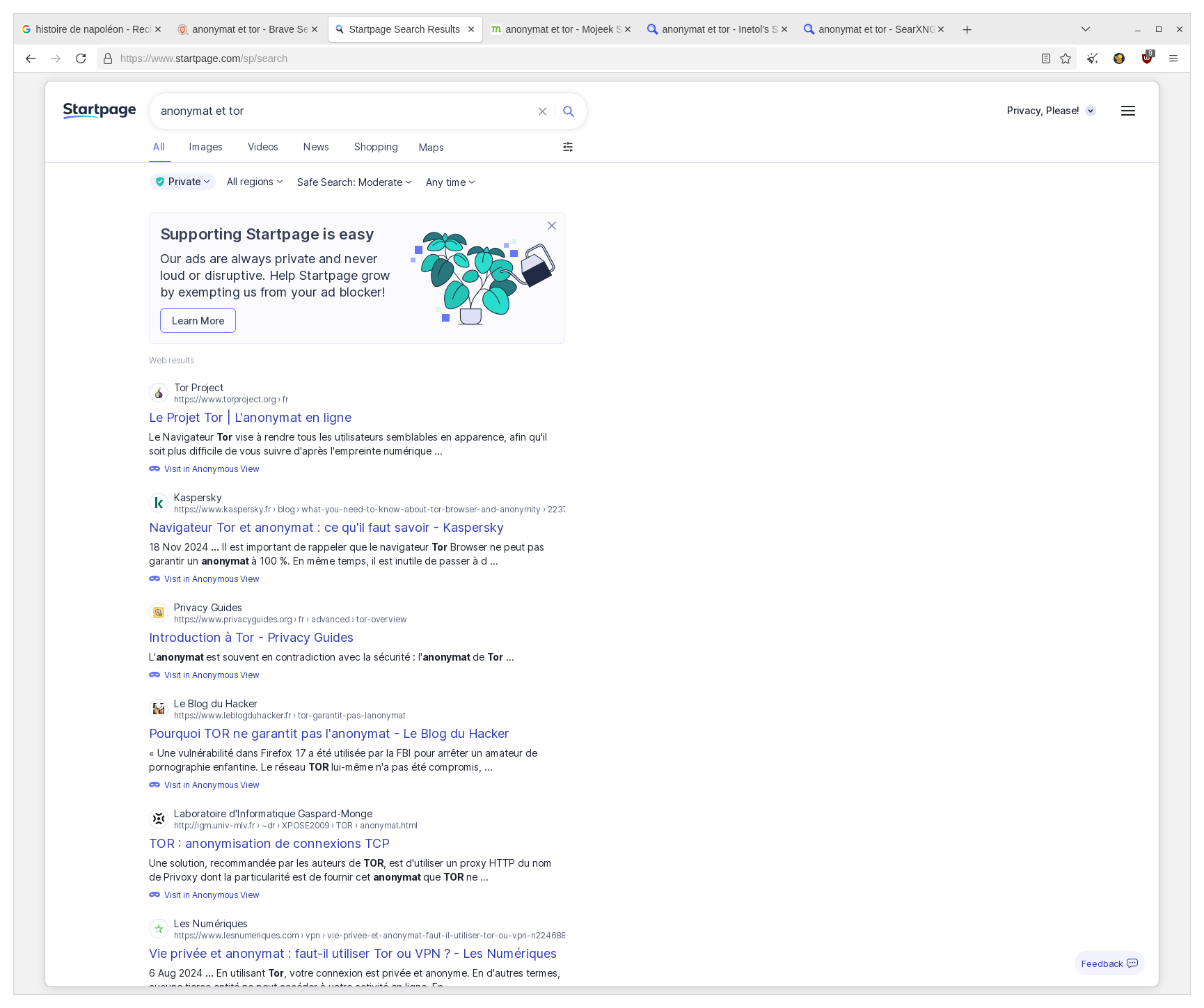 Les moteurs de recherche