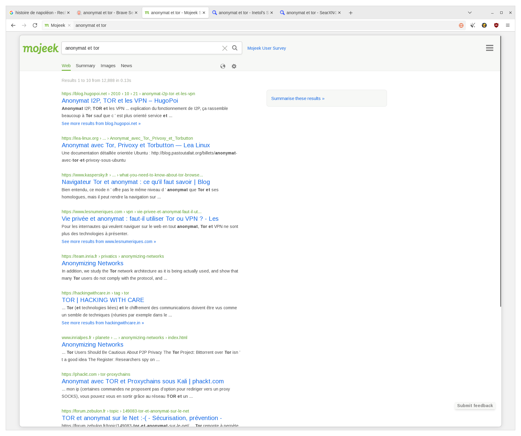 Les moteurs de recherche