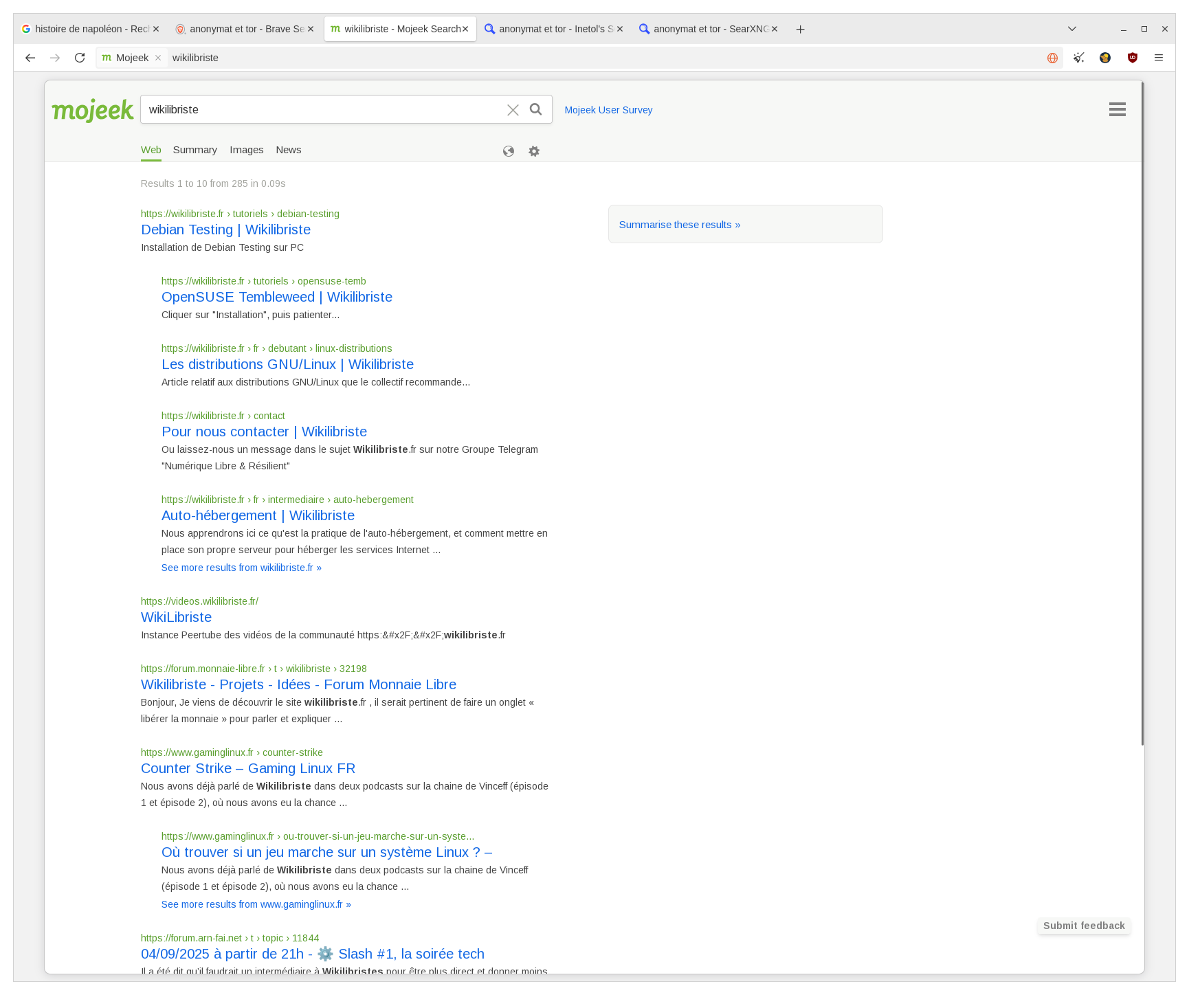 Les moteurs de recherche