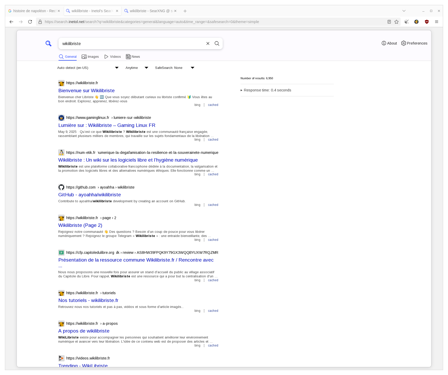 Les moteurs de recherche