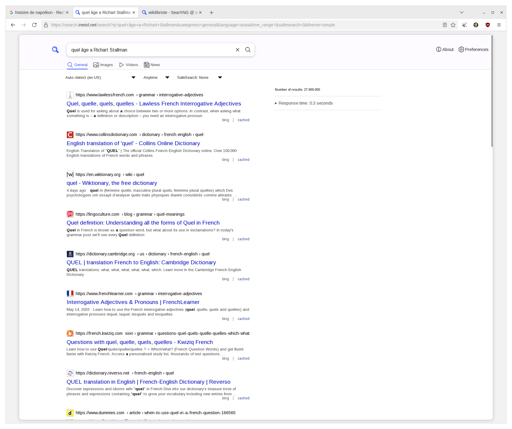 Les moteurs de recherche