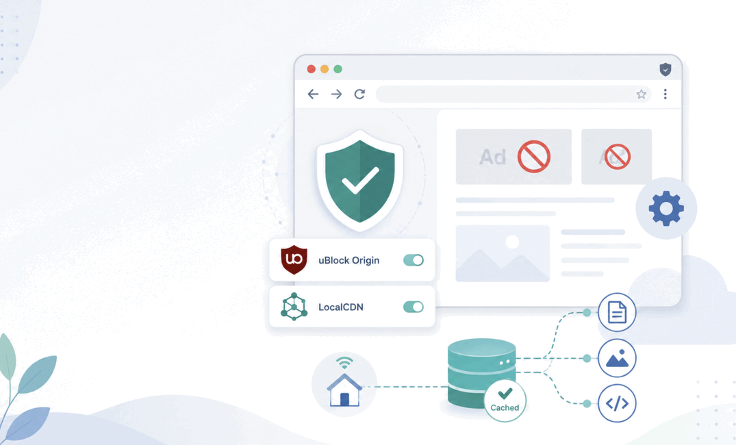Configurer uBlock Origin avec LocalCDN ou Decentraleyes