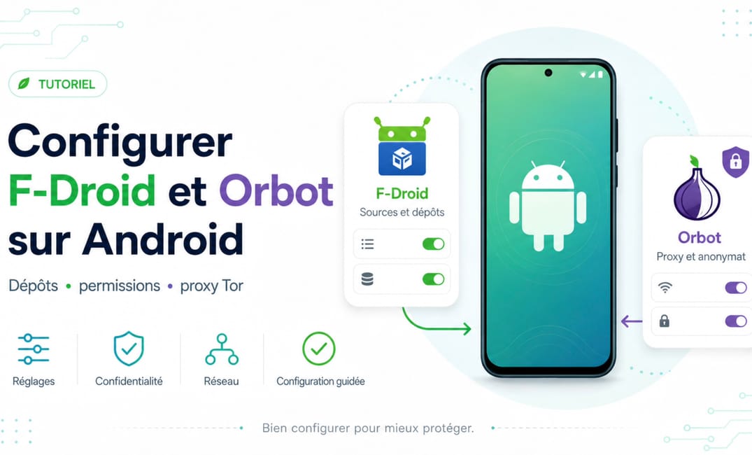 Configurer F-Droid et Orbot sur Android