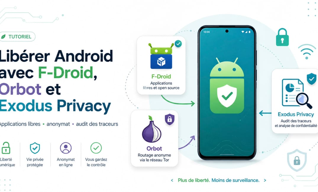Libérer Android avec F-Droid, Orbot et Exodus Privacy