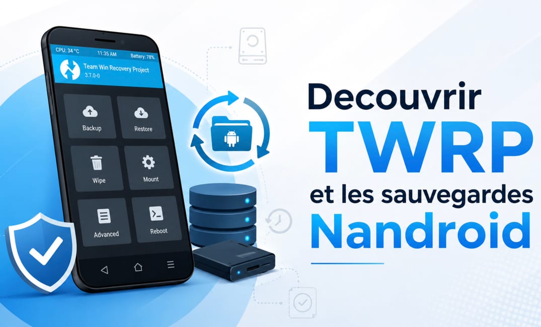 Découvrir TWRP et les sauvegardes Nandroid
