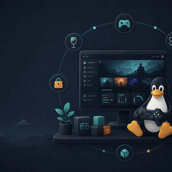 Image de : Gaming sur Linux : Wine, Proton, Steam et compatibilité matérielle