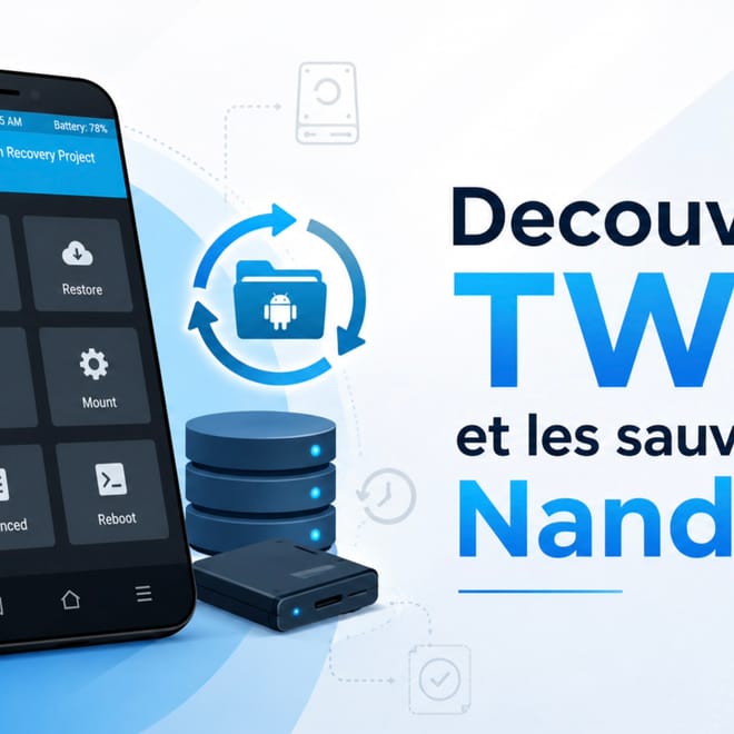 Image de : Découvrir TWRP et les sauvegardes Nandroid